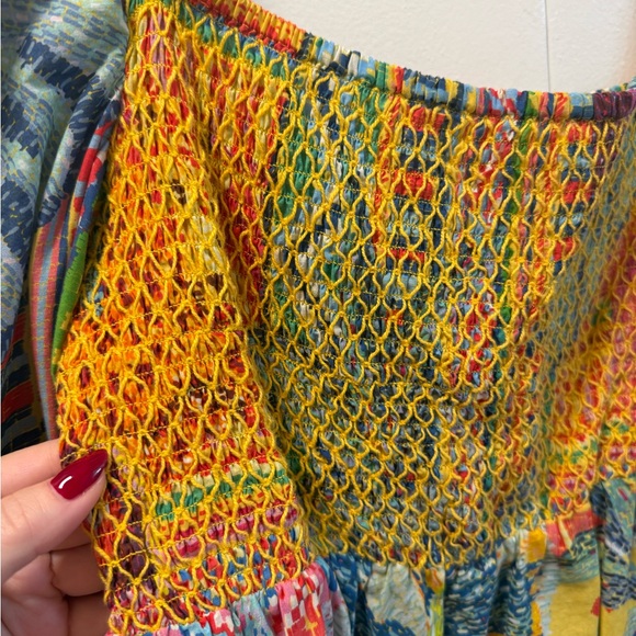 FARM Rio Multi-color Smocked Mini Dress - Picture 10 of 14